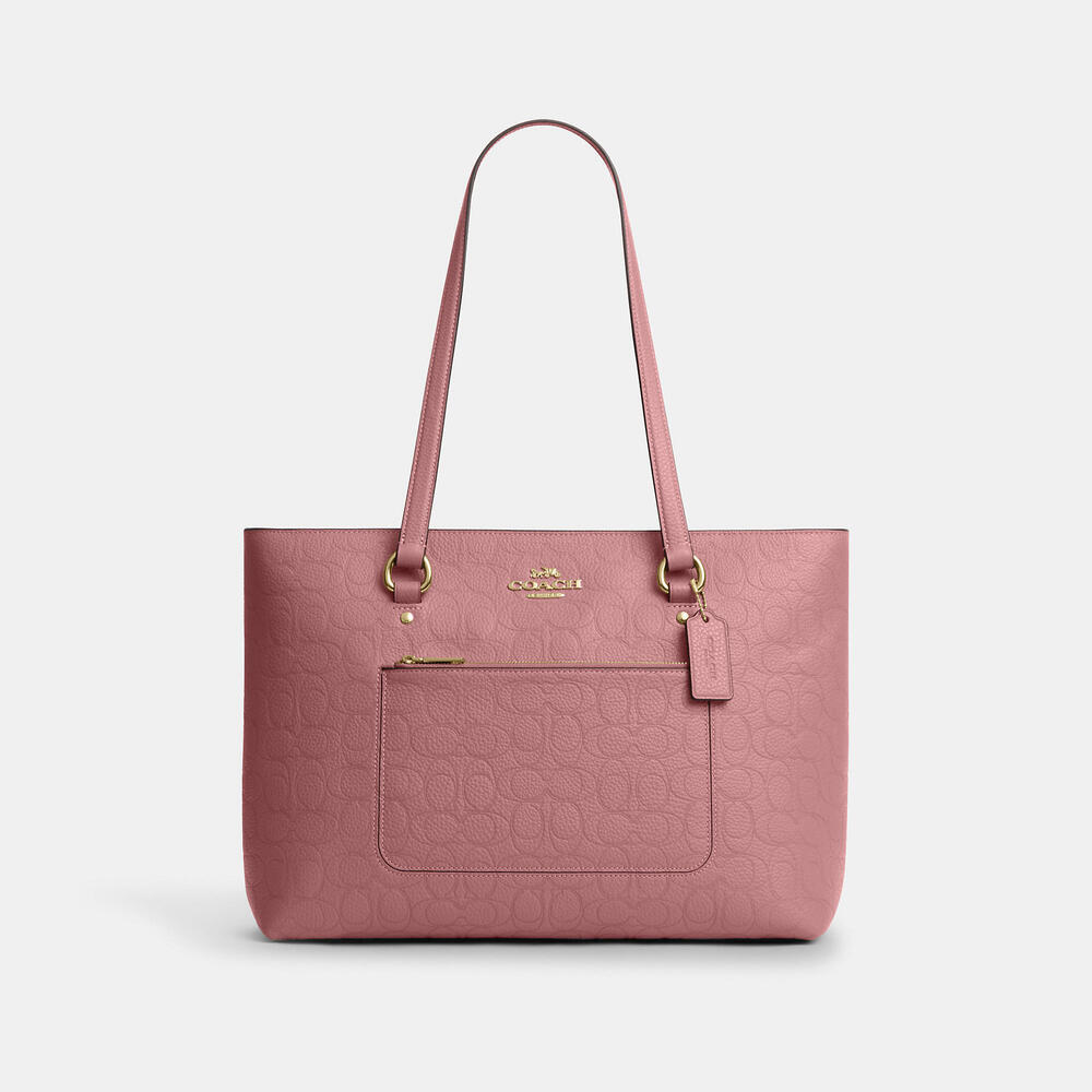 Coach Station Toteโ Bag In Signature Leather